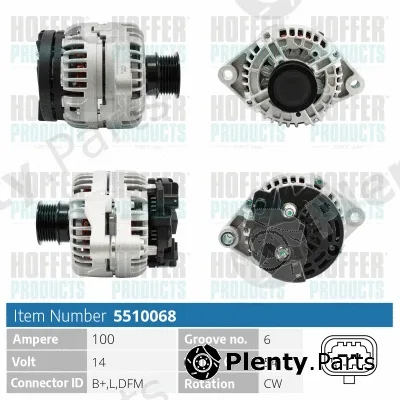 Hoffer H5510068 — Alternator