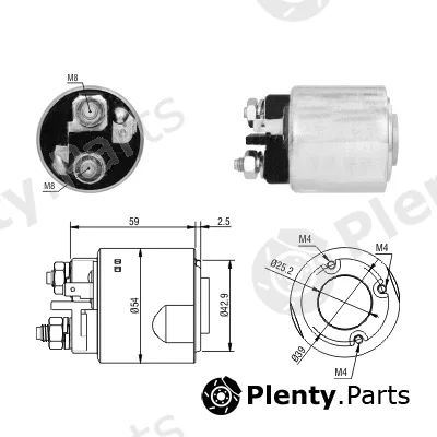 Hoffer 46295 — Solenoid Switch, starter