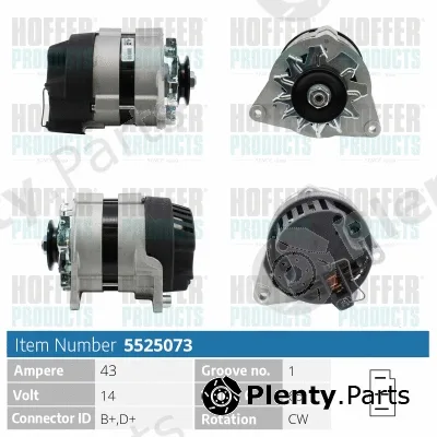 Hoffer H5525073 — Alternator