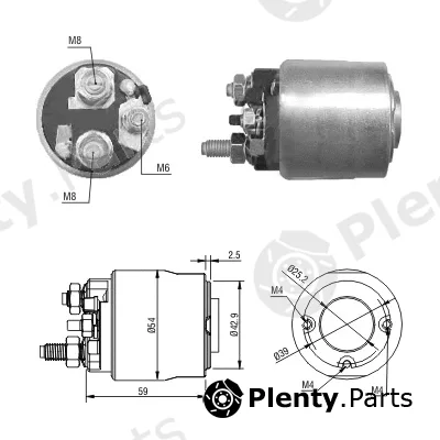 Hoffer 46289 — Solenoid Switch, starter