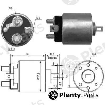 Hoffer 46092 — Solenoid Switch, starter