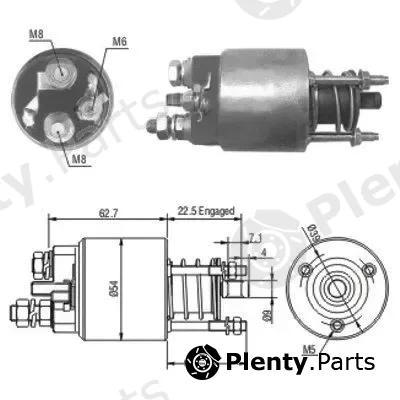 Hoffer 46049 — Solenoid Switch, starter