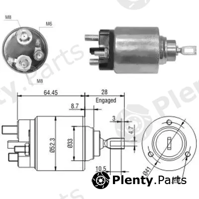 Hoffer 46040 — Solenoid Switch, starter