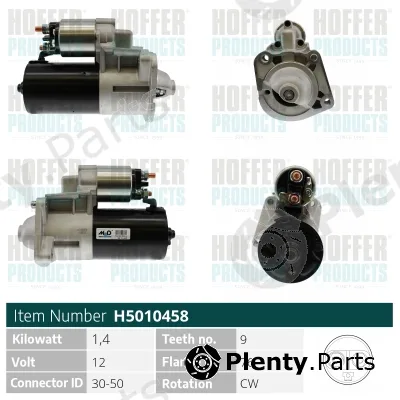 Hoffer H5010458 — Starter
