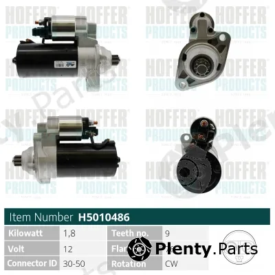 Hoffer H5010486 — Starter