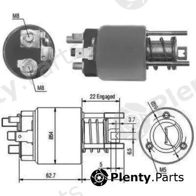 Hoffer 46111 — Solenoid Switch, starter