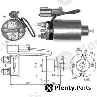 Hoffer 46039 — Solenoid Switch, starter