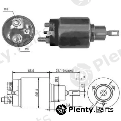 Hoffer 46067 — Solenoid Switch, starter