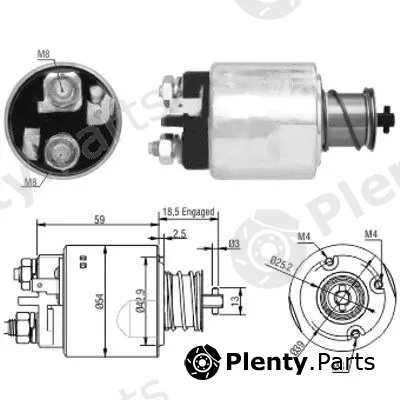 Hoffer 46168 — Solenoid Switch, starter