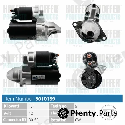 Hoffer H5010139 — Starter
