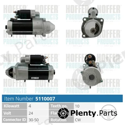 Hoffer H5110007 — Starter