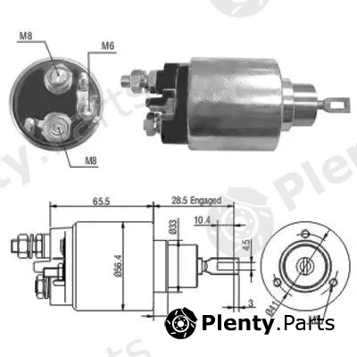 Hoffer 46035 — Solenoid Switch, starter
