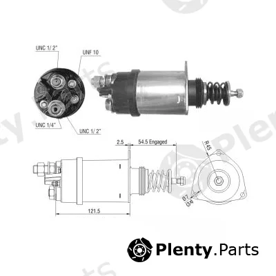 Hoffer 46195 — Solenoid Switch, starter