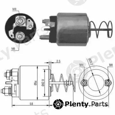 Hoffer 46053 — Solenoid Switch, starter