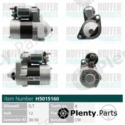 Hoffer H5015160 — Starter