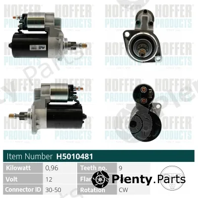 Hoffer H5010481 — Starter