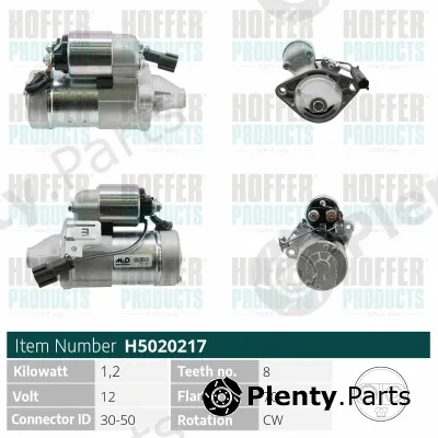 Hoffer H5020217 — Starter
