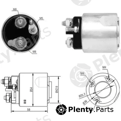 Hoffer 46062 — Solenoid Switch, starter