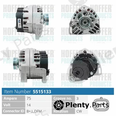 Hoffer H5515133 — Alternator