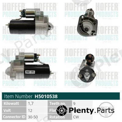 Hoffer H5010538 — Starter