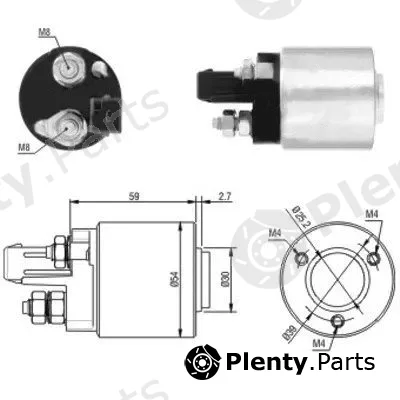 Hoffer 46105 — Solenoid Switch, starter