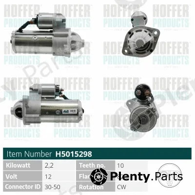 Hoffer H5015298 — Starter