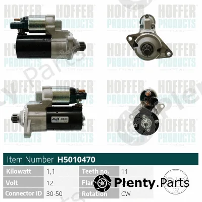 Hoffer H5010470 — Starter