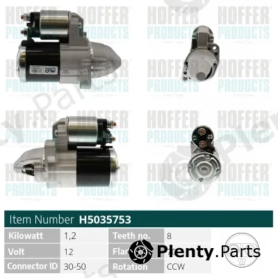 Hoffer H5035753 — Starter