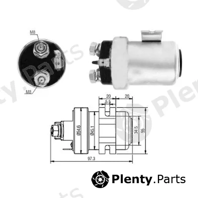 Hoffer 46225 — Solenoid Switch, starter