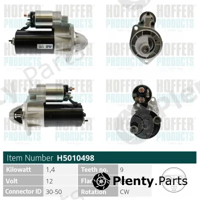 Hoffer H5010498 — Starter