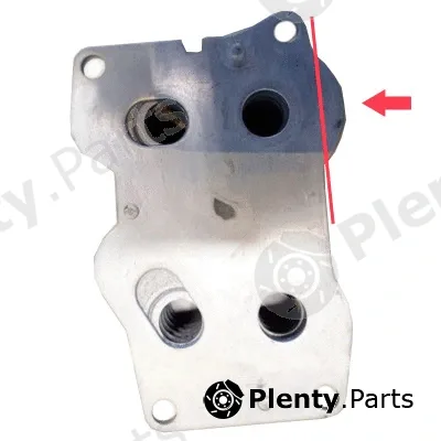 Hoffer 8095282 — Oil Cooler, engine oil