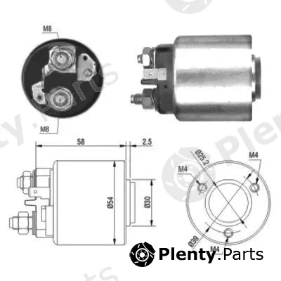 Hoffer 46011 — Solenoid Switch, starter