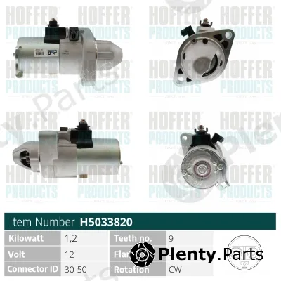 Hoffer H5033820 — Starter