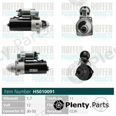 Hoffer H5010091 — Starter