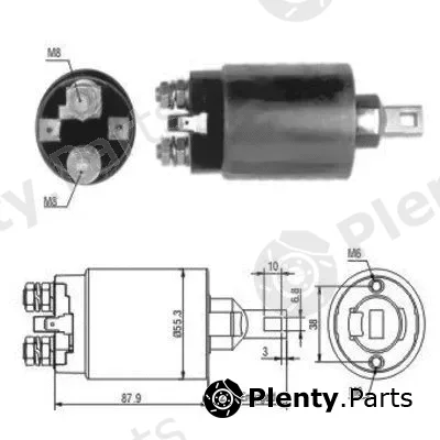 Hoffer 46024 — Solenoid Switch, starter