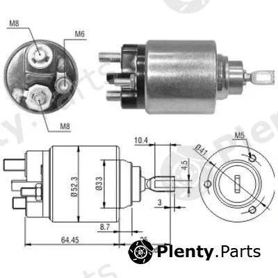 Hoffer 46043 — Solenoid Switch, starter