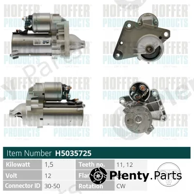 Hoffer H5035725 — Starter