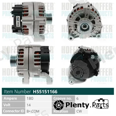 Hoffer H55151166 — Alternator