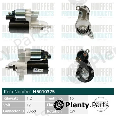 Hoffer H5010375 — Starter