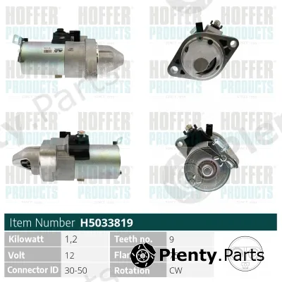 Hoffer H5033819 — Starter