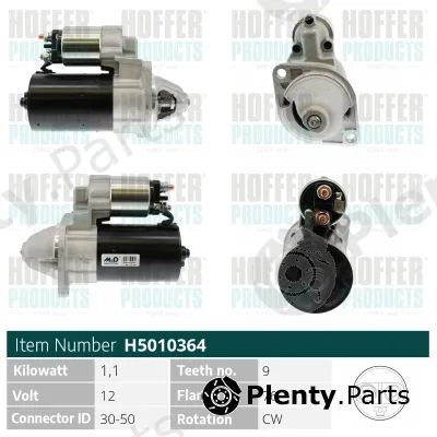 Hoffer H5010364 — Starter