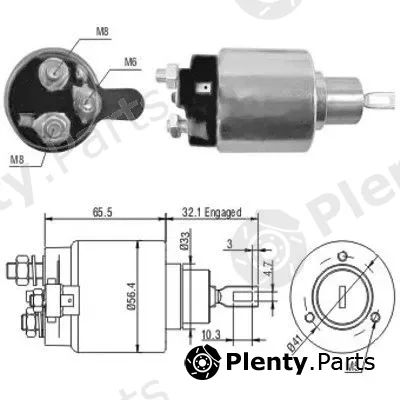 Hoffer 46065 — Solenoid Switch, starter