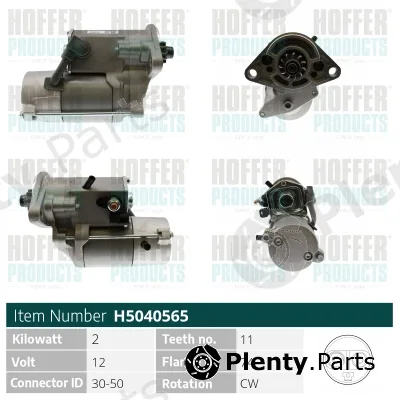 Hoffer H5040565 — Starter