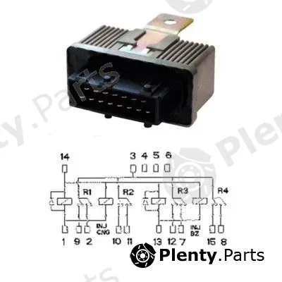 Hoffer 7240100 — Relay, fuel pump