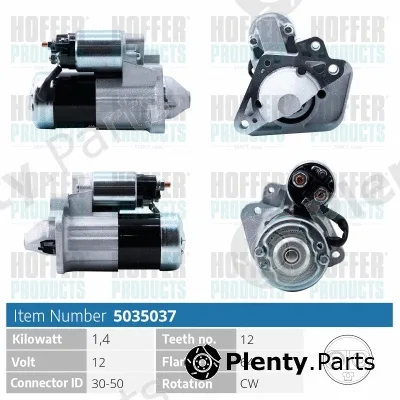 Hoffer H5035037 — Starter