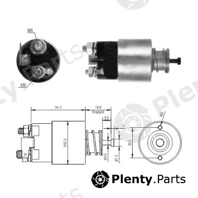 Hoffer 46317 — Solenoid Switch, starter