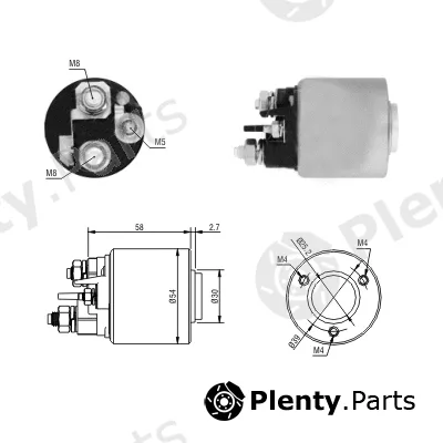 Hoffer 46288 — Solenoid Switch, starter