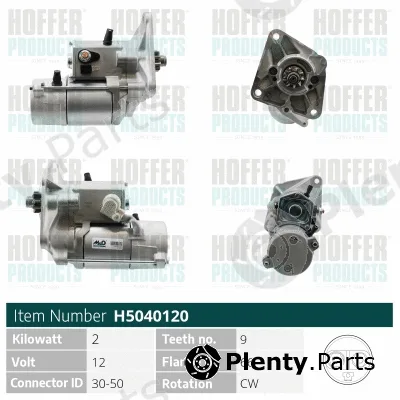Hoffer H5040120 — Starter