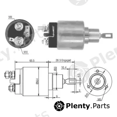 Hoffer 46060 — Solenoid Switch, starter