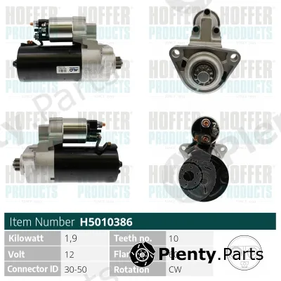 Hoffer H5010386 — Starter